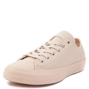 Ivory Cream Leather Chucks